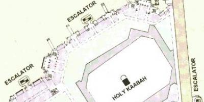 แผนที่ของ Kaaba sharif