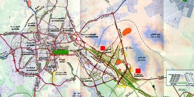 Saudi_ arabia. kgm haram sharif แผนที่